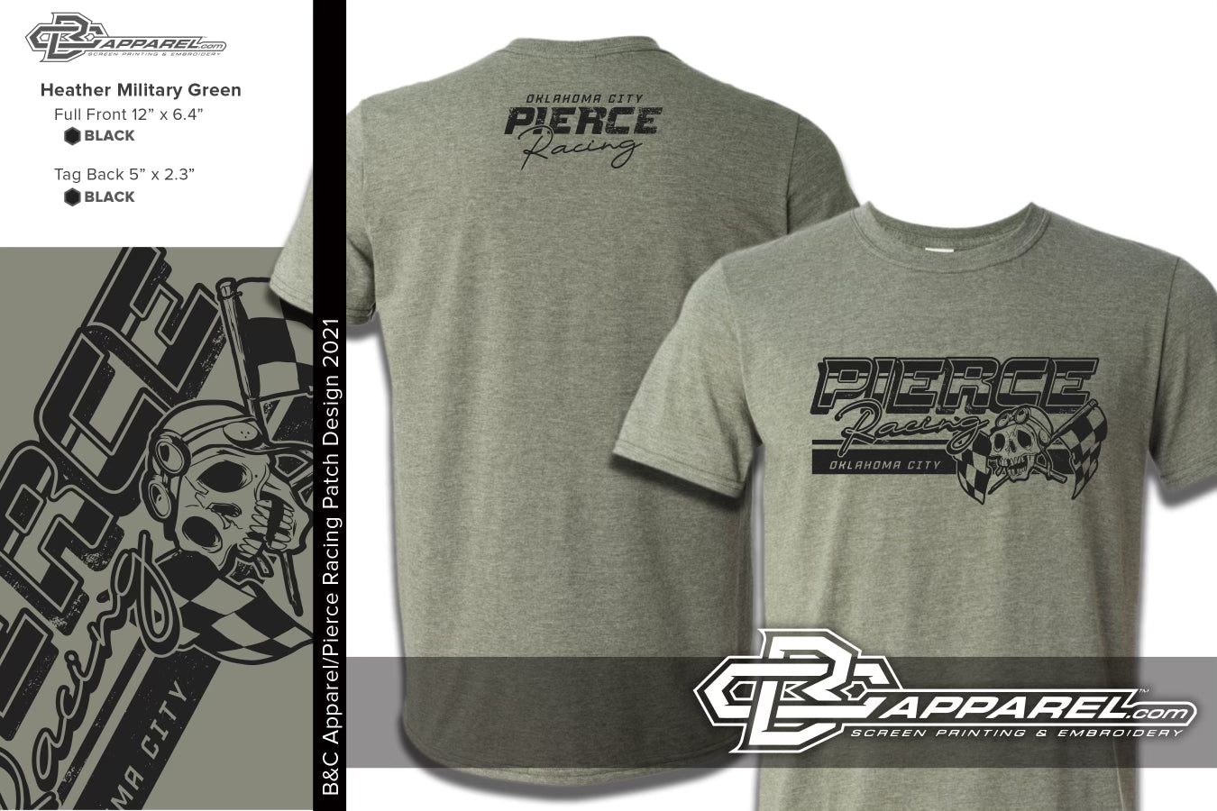 Pierce Racing - Military Green