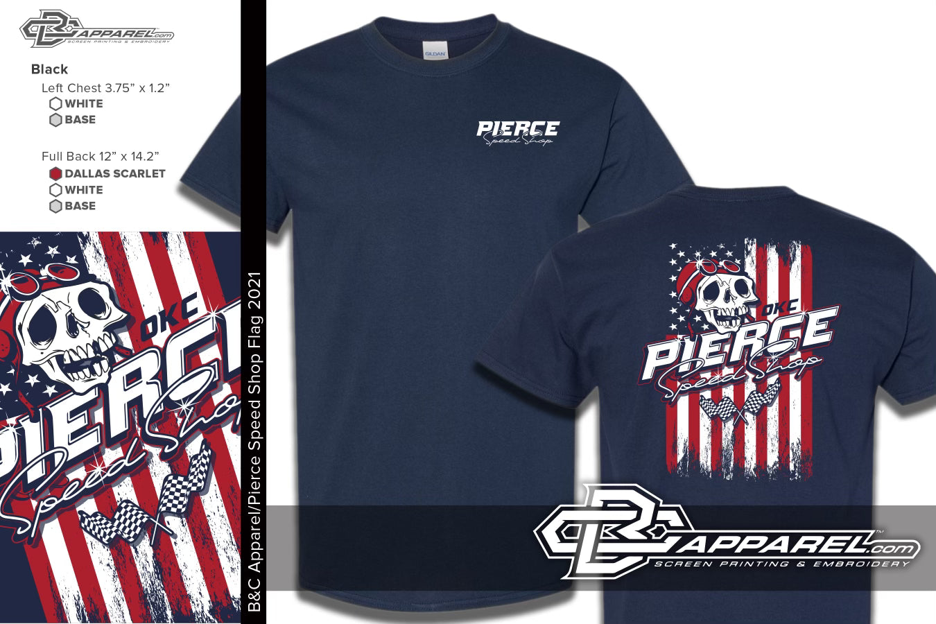 Pierce Speed Shop - Blue